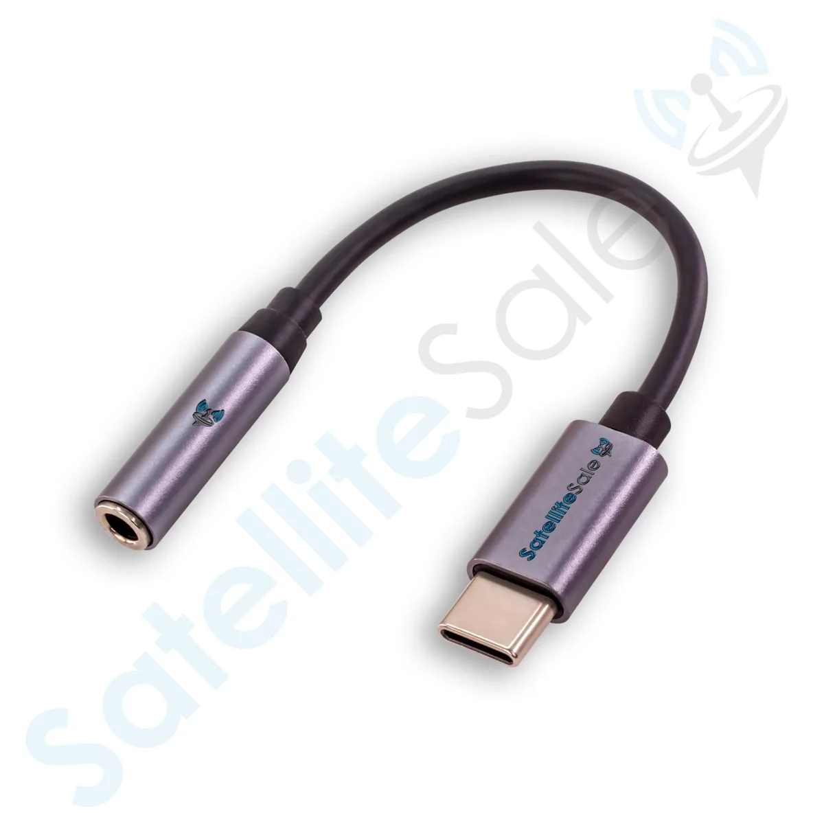 SatelliteSale SatelliteSale USBC3.5A USB-C to 3.5mm Audio Adapter Gray — product photo