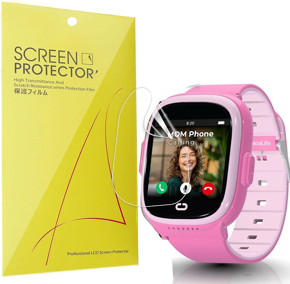 ETEIZU ETEIZU Screen Protector 6 Pack for Emojikidz Smartwatch — product photo