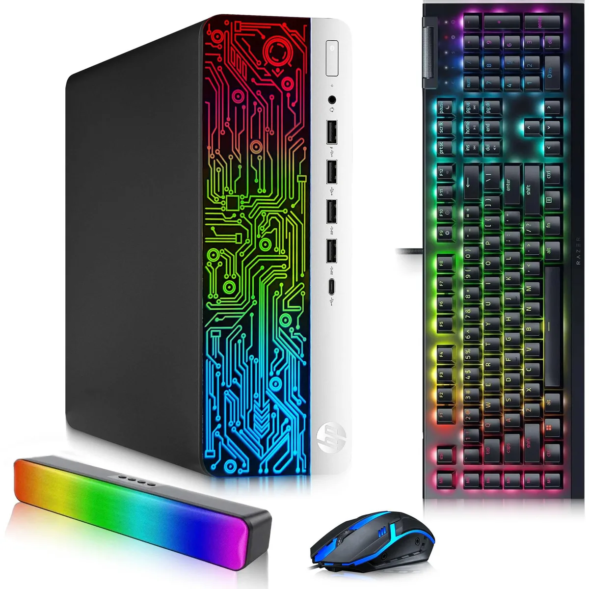 HP HP ProDesk 600 G3 RGB Gaming PC i7-6700 32GB 512GB RX 550 desktop PC — product photo