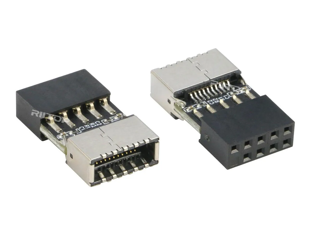 RIITOP RIITOP USB 2.0 to USB 3.2 Gen 1 Header Adapter 2-Pack — product photo