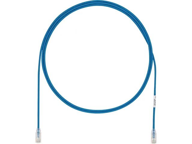 Panduit Panduit UTP28X20BU Category 6a network ethernet cable 20 ft 28 AWG — product photo