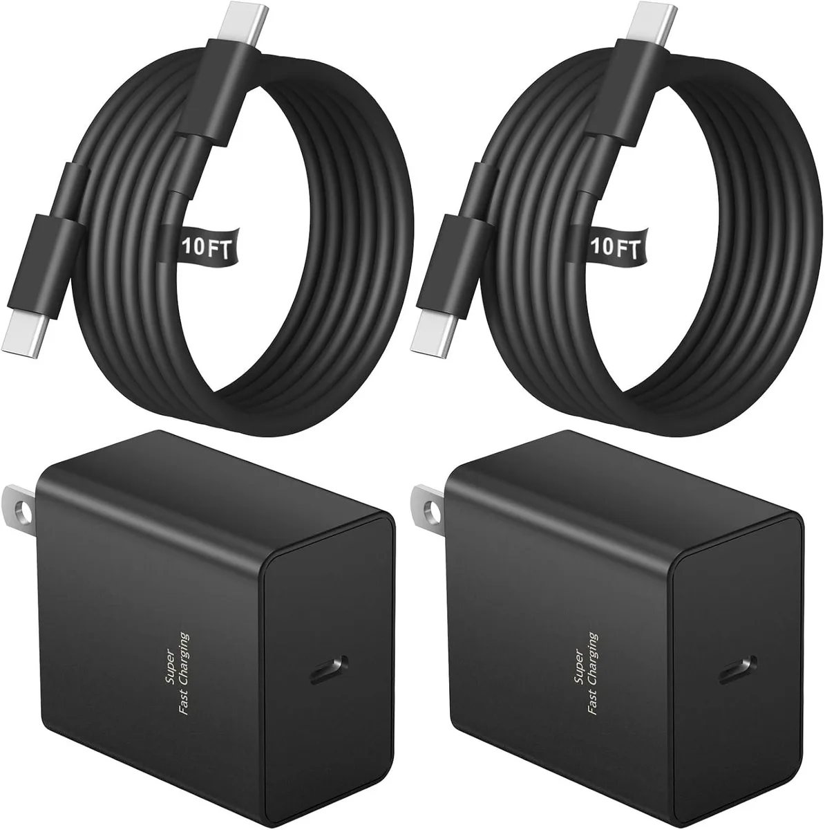 ONITOON ONITOON 45W USB-C charger 2-pack 10ft — product photo