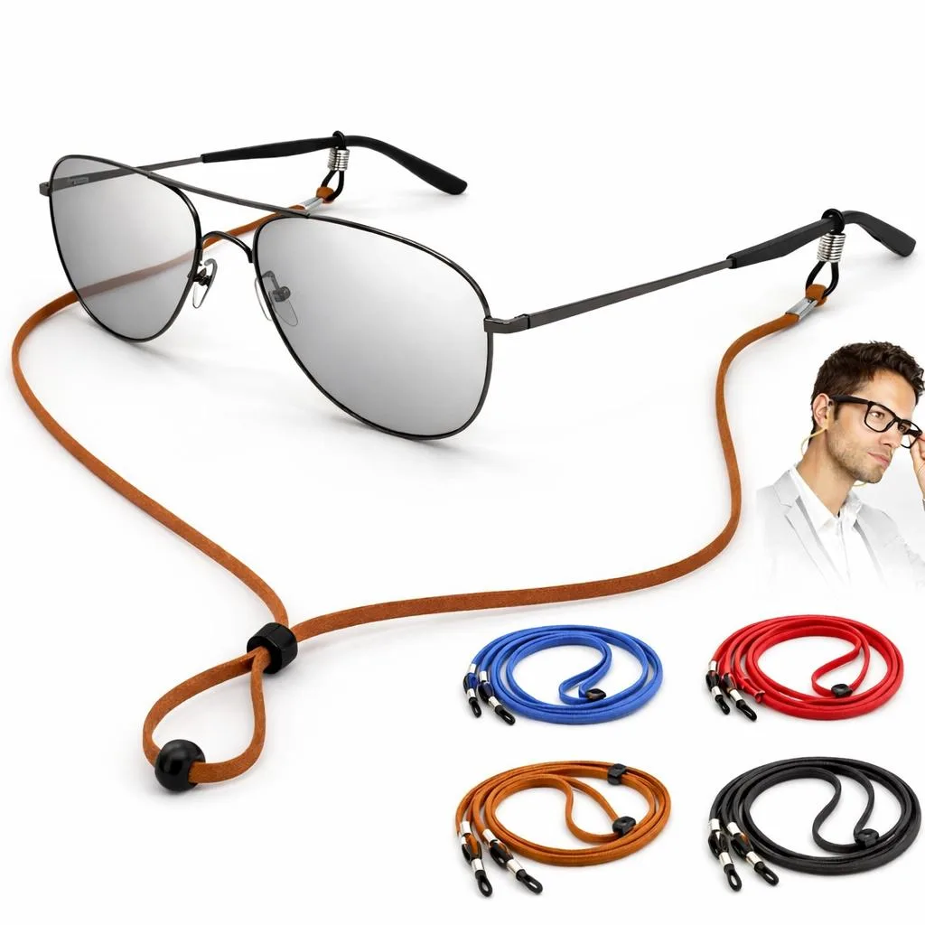 The Perfect Part The Perfect Part Adjustable Sunglasses Neck Cord Lanyard 70 cm PU Leather — product photo