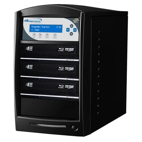 VinPower VinPower SharkNet-3T-BD-BK 1-to-3 Blu-ray DVD CD Duplicator 500GB HDD USB 3.0 — product photo
