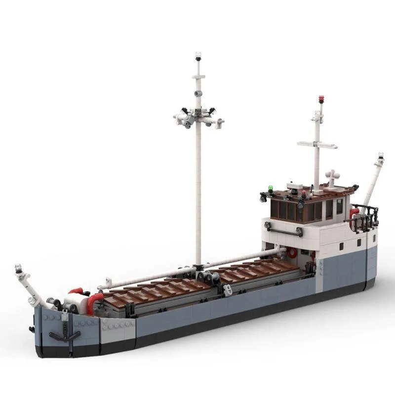 ZITIANYOUBUILD ZITIANYOUBUILD 1961 MOC-87964 2 Bay Cargo Boat Building Set — product photo