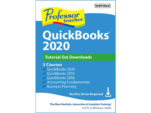 Individual Software Individual Software PDB-Q20 Professor Teaches QuickBooks 2020 learning download — product photo