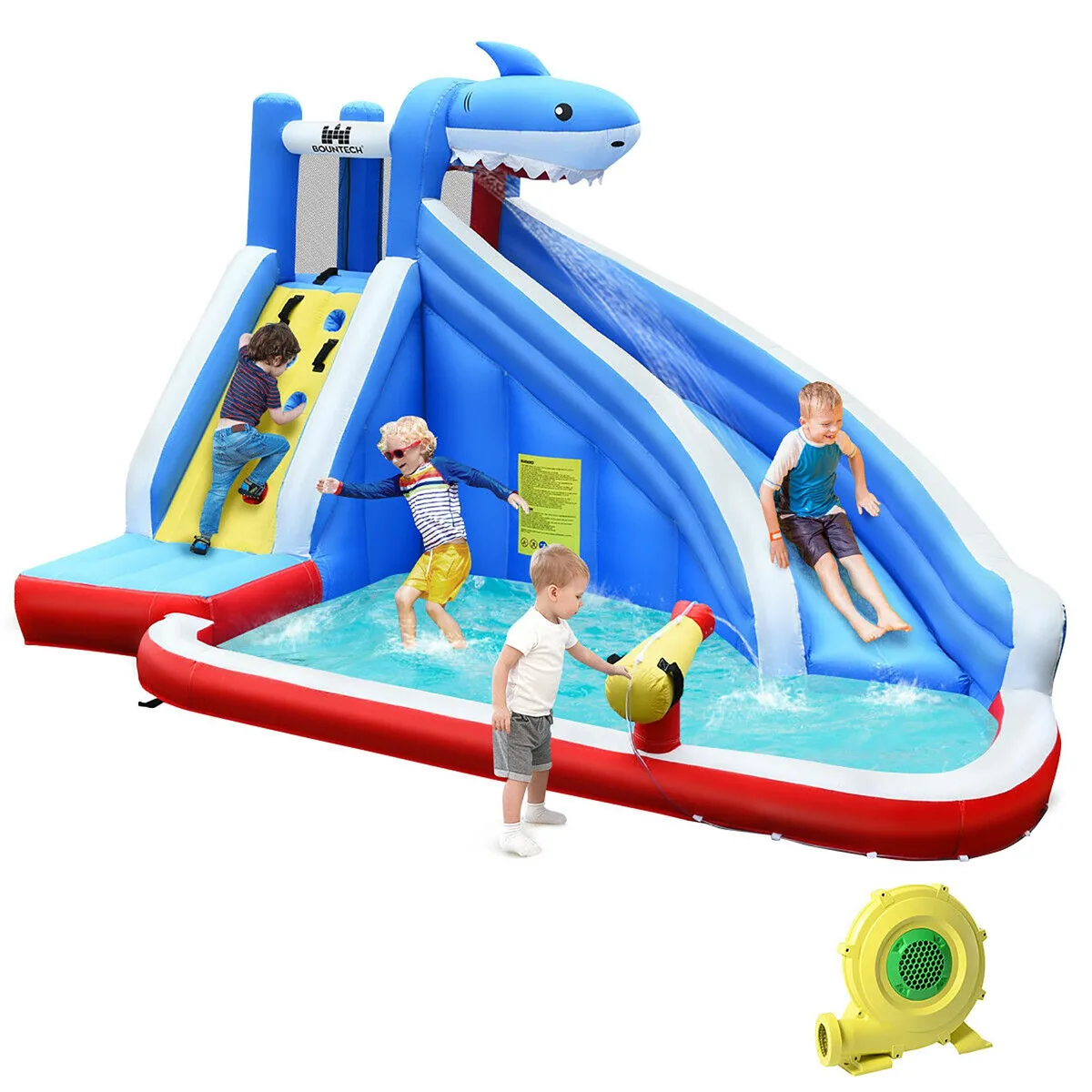 Costway Costway Inflatable Water Slide Bounce House Castle Pool with 750W Blower — product photo