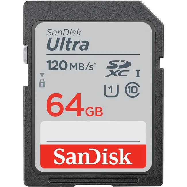 SanDisk SanDisk Ultra 64 GB SDXC memory card — product photo