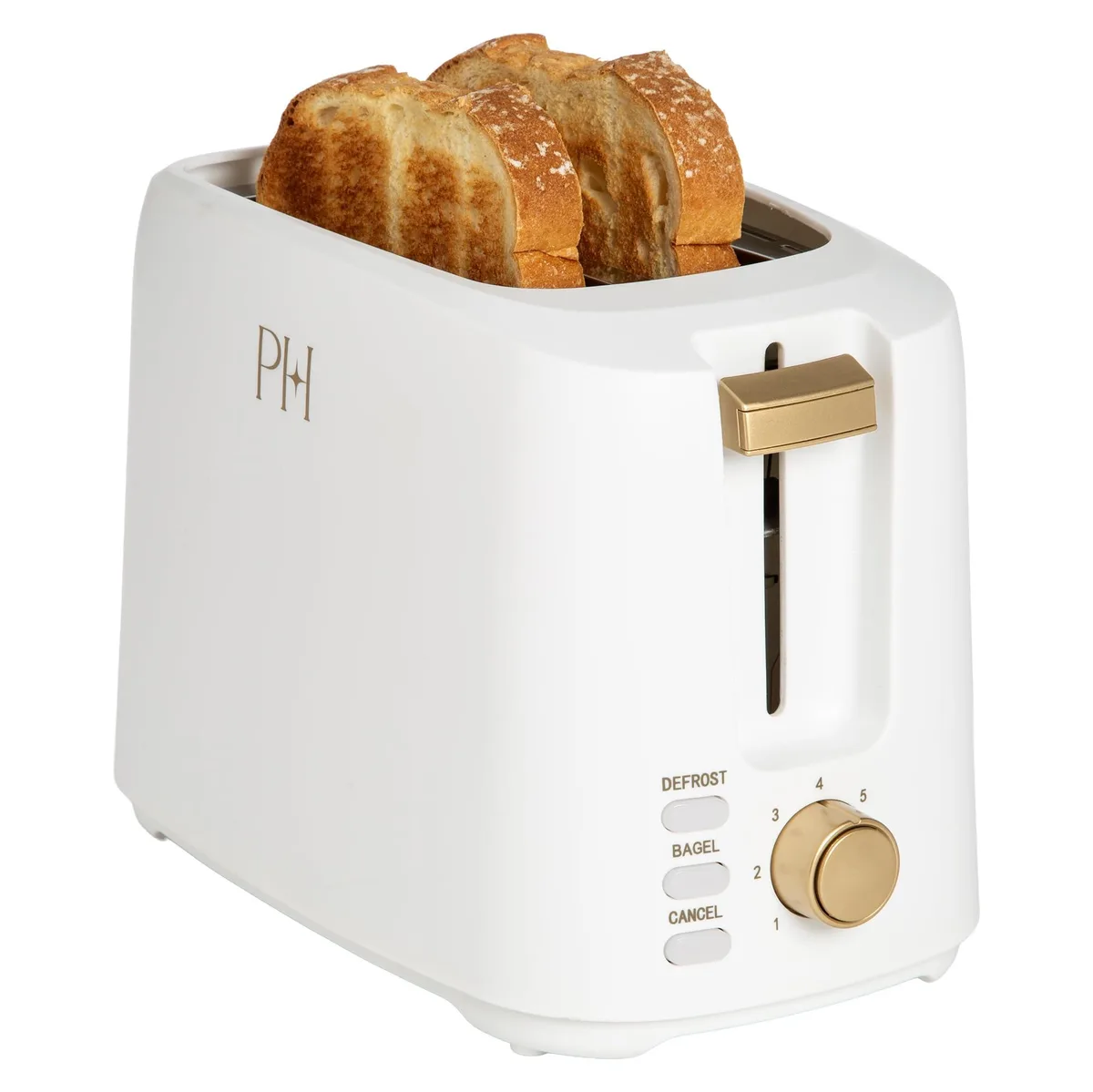 Paris Hilton PH13386-1 2-Slice Toaster White 700W — product photo