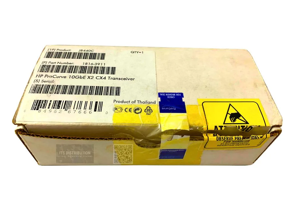 HP HP ProCurve 10GbE X2-CX4 Transceiver J8440C 1816-3911 — product photo