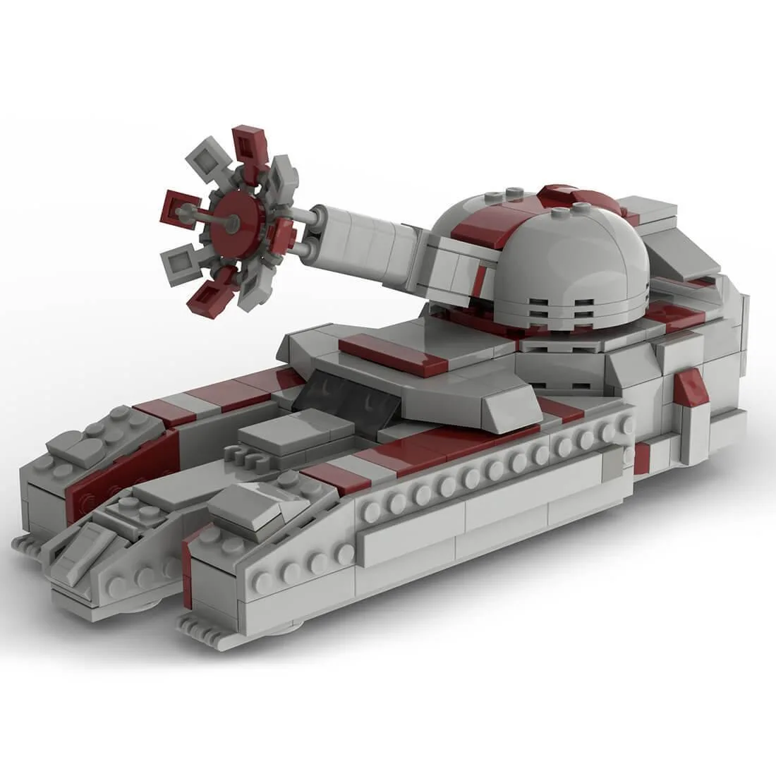 ZITIANYOUBUILD ZITIANYOUBUILD Custom MOC-103902 RX-200 Falchion-class Tank 366 Parts — product photo