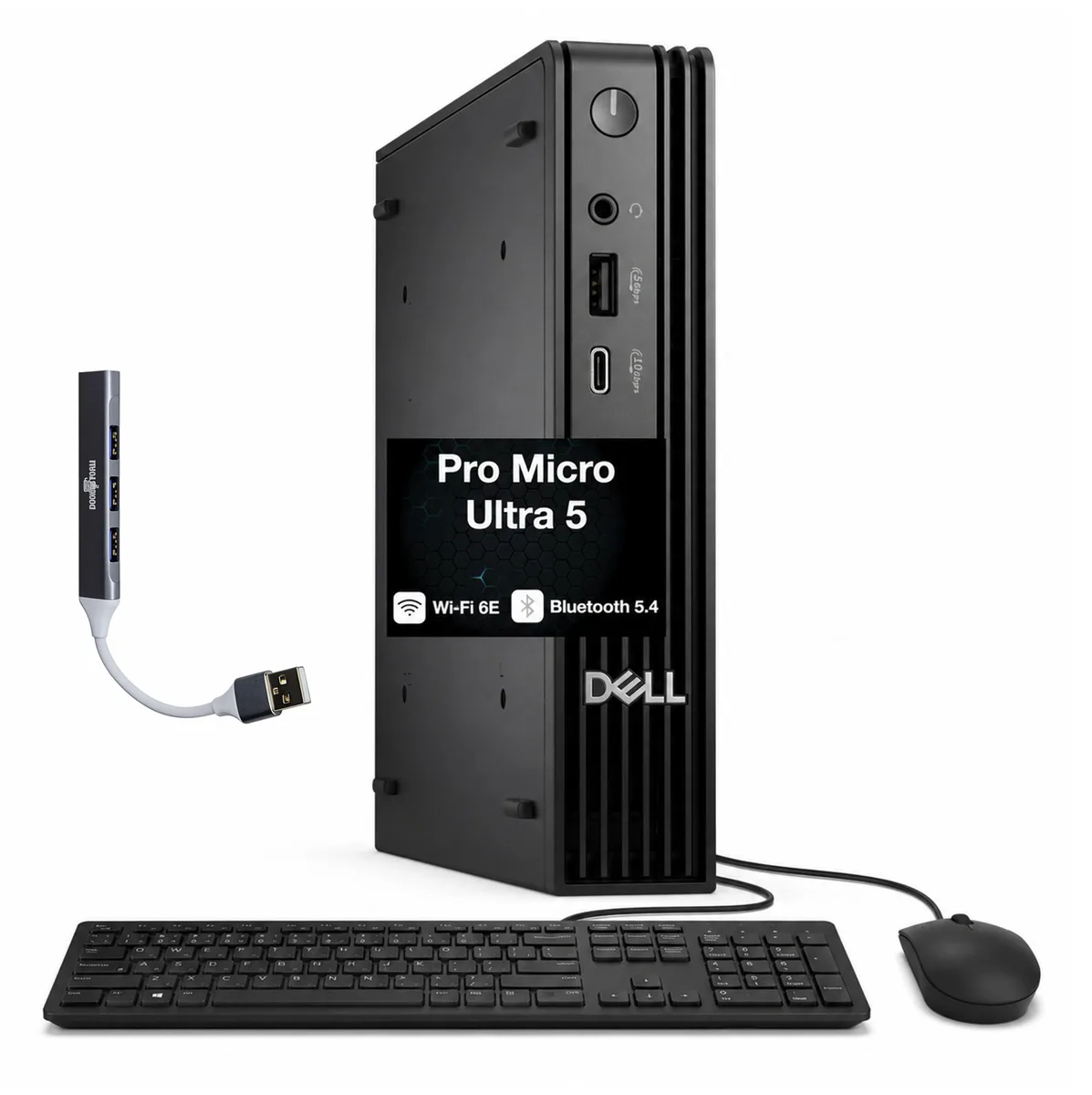 DELL DELL Pro Micro QCM1250 Mini PC Ultra 5-235T 32GB DDR5 1TB NVMe Win 11 Pro — product photo