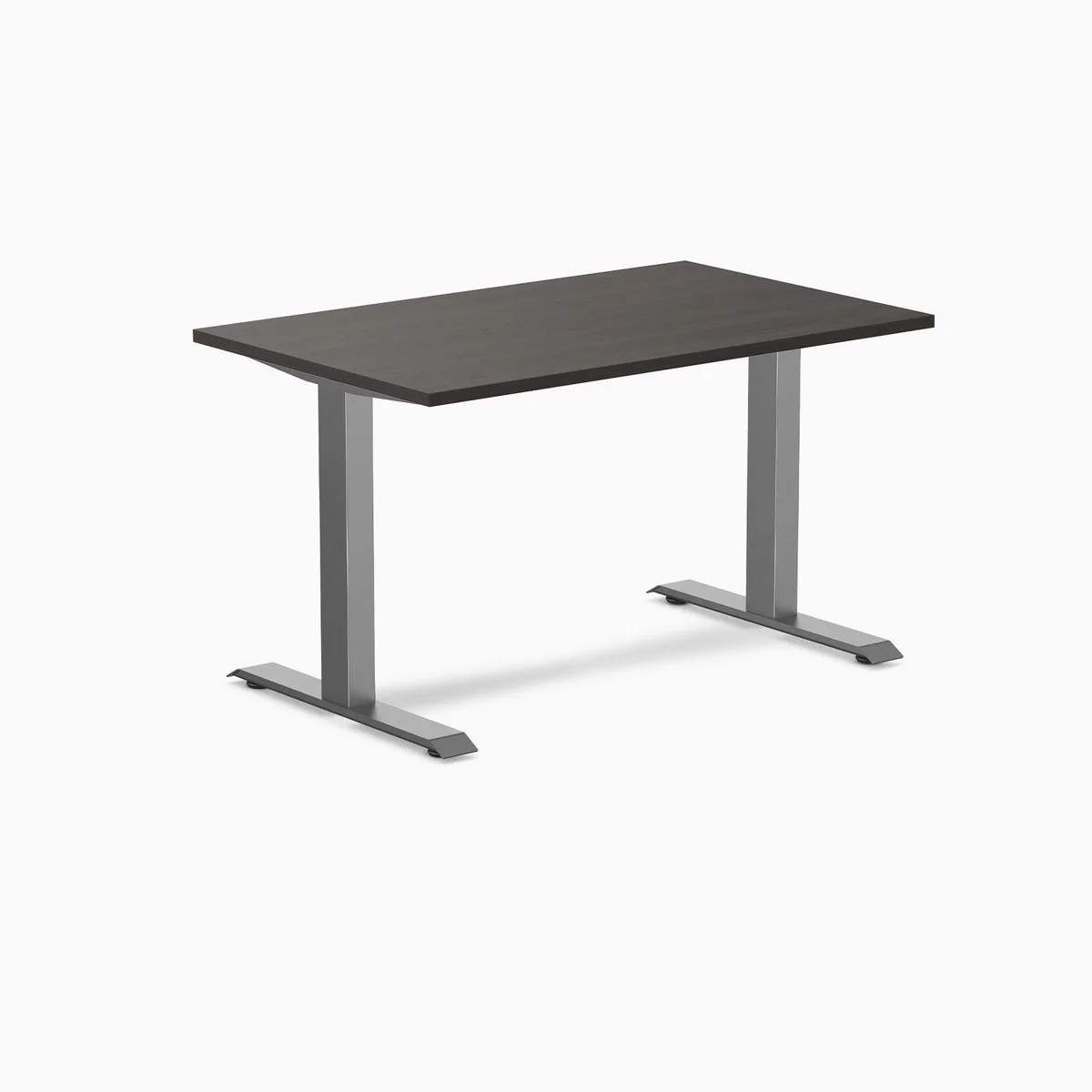 Desky Desky Zero Laminate Desk Burnished Wood 47.2 x 29.5 in Space Gray — product photo
