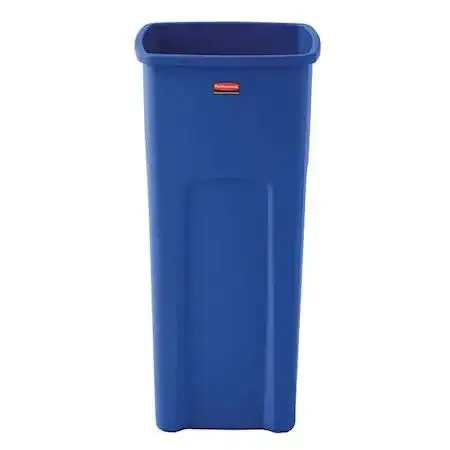 Rubbermaid Rubbermaid 356973 23 gal Square Recycling Bin Blue — product photo