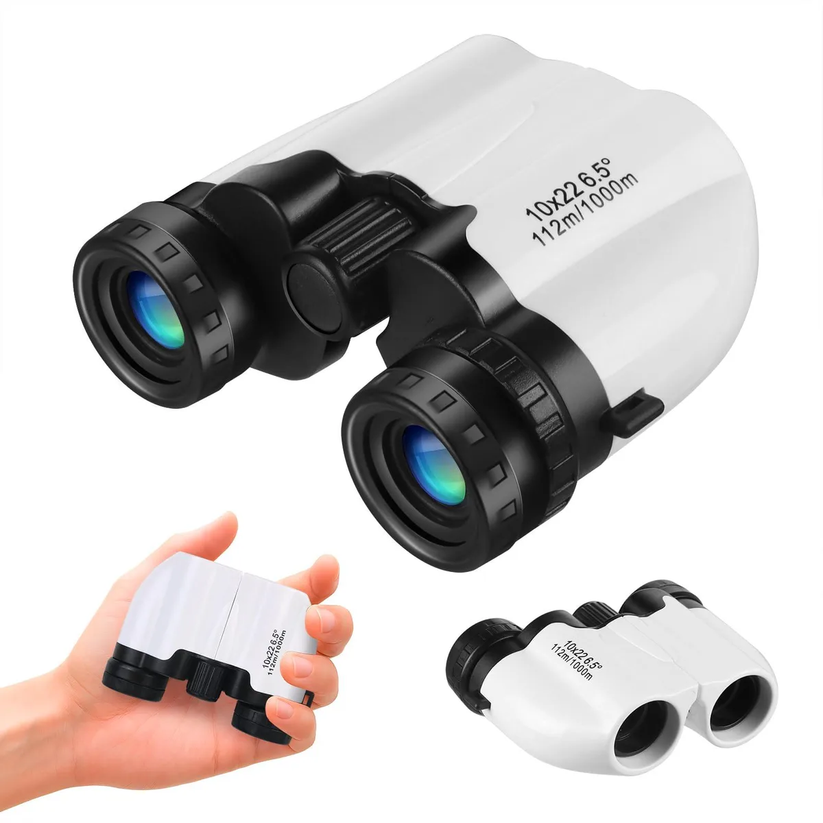  SVylthorix Little Paul 10x22 binoculars white 142g — product photo
