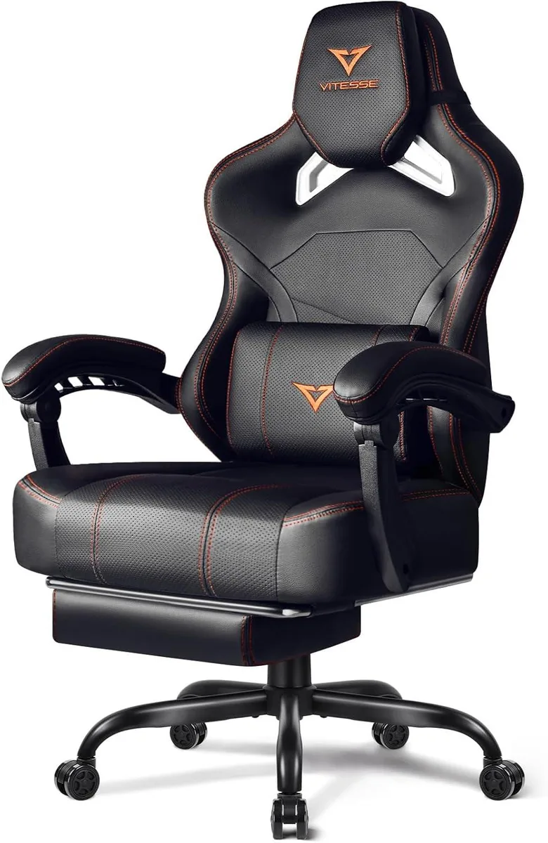 Vitesse Vitesse WZ-ZGGC-OG-202411 gaming chair 300lb orange — product photo