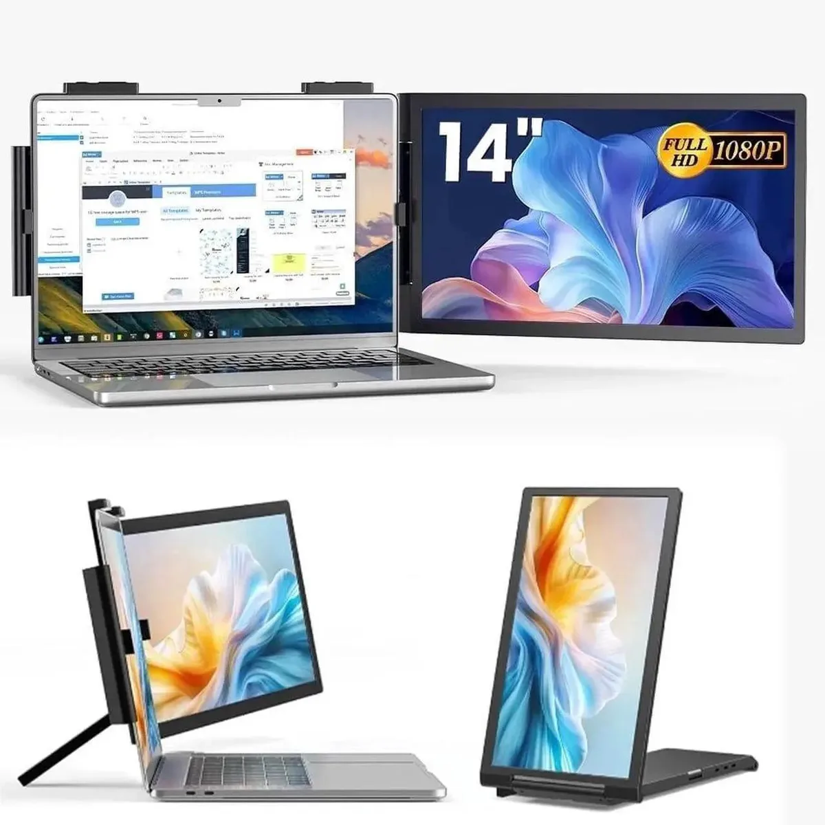 Uperfect Uperfect 14" Dual Screen Extender Portable Monitor — product photo