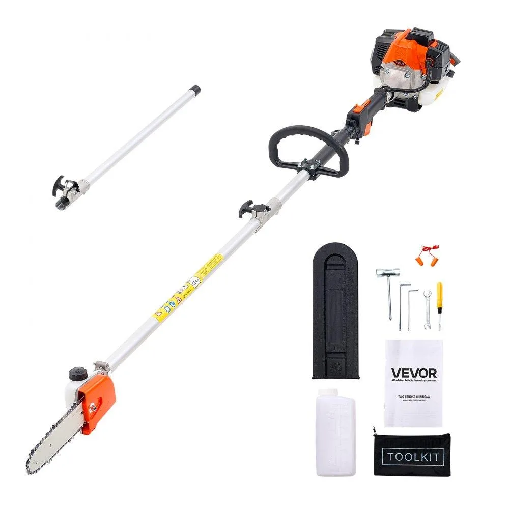 VEVOR VEVOR 2500 25cc 2-Stroke Gas Pole Saw 8in 6.5-9ft — product photo