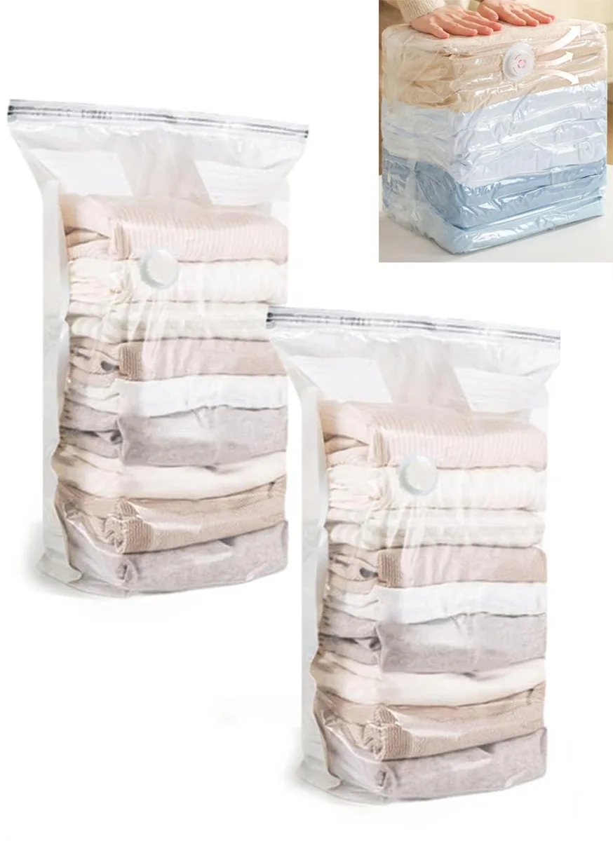  ProCover No-Pump Vacuum Storage Bags Medium 50×70×32 cm 2PCS — product photo