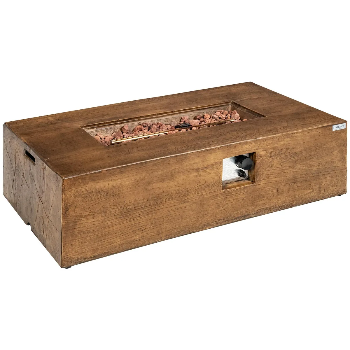 SlickBlue SlickBlue 48 x 27 Inch Outdoor Gas Fire Pit Table 50000 BTU Brown — product photo