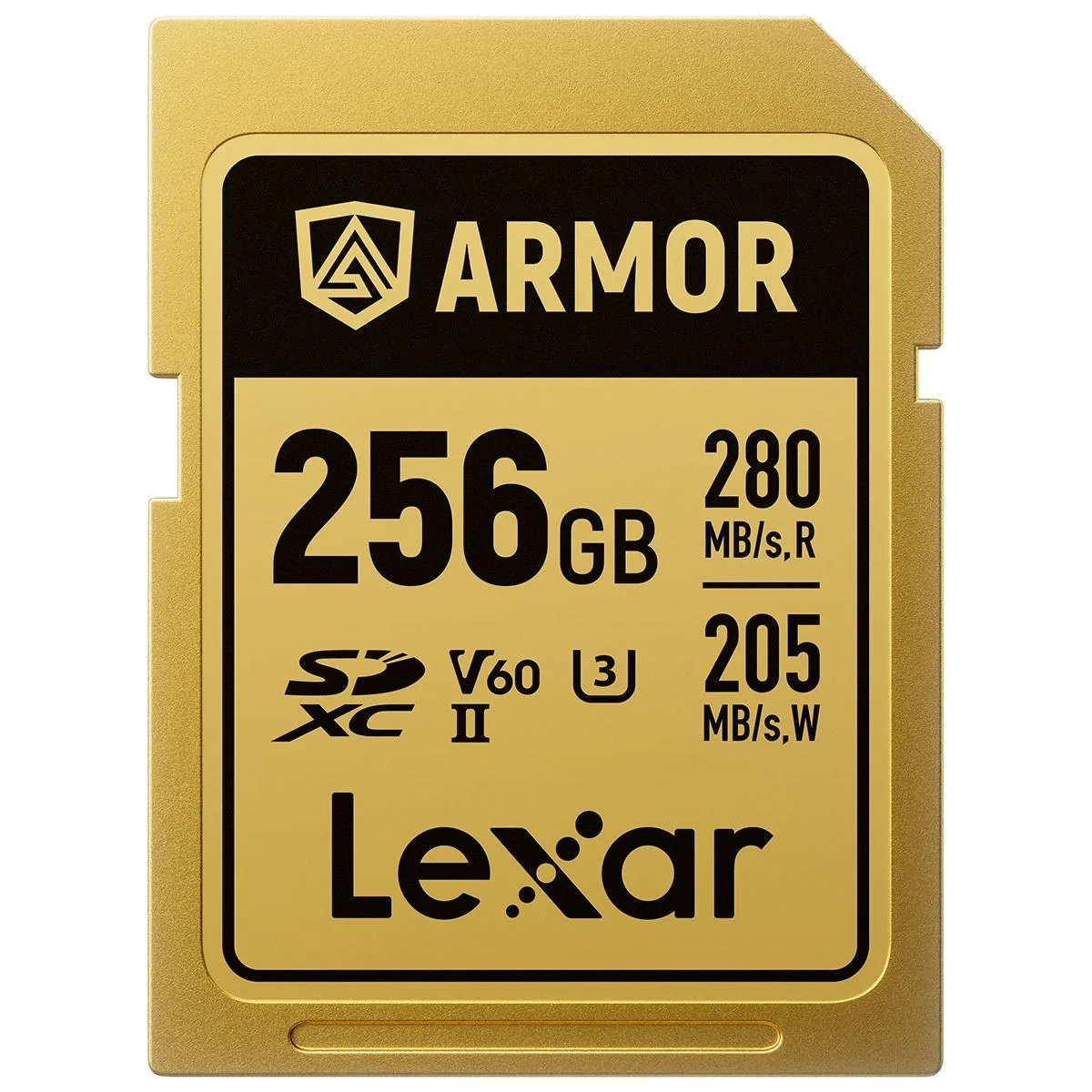 Lexar Lexar Professional ARMOR GOLD 256GB UHS-II V60 SDXC Memory Card LSDAMGL256G-RNNNG — product photo