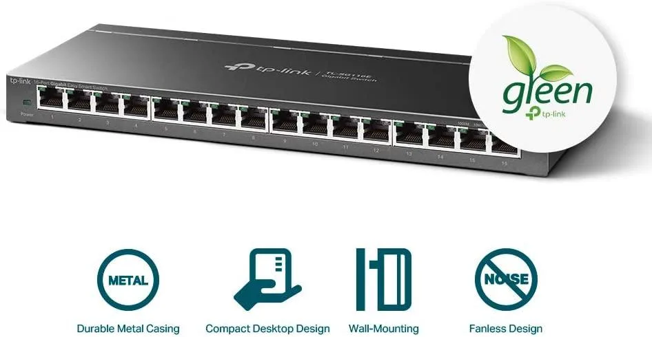 TP-Link TP-Link TL-SG116E 16 Port Gigabit Easy Smart Managed Switch — product photo