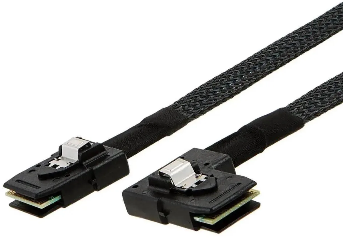 SMUGDESK SMUGDESK 3FT Mini SAS SFF-8087 Straight to Right Angle Cable — product photo
