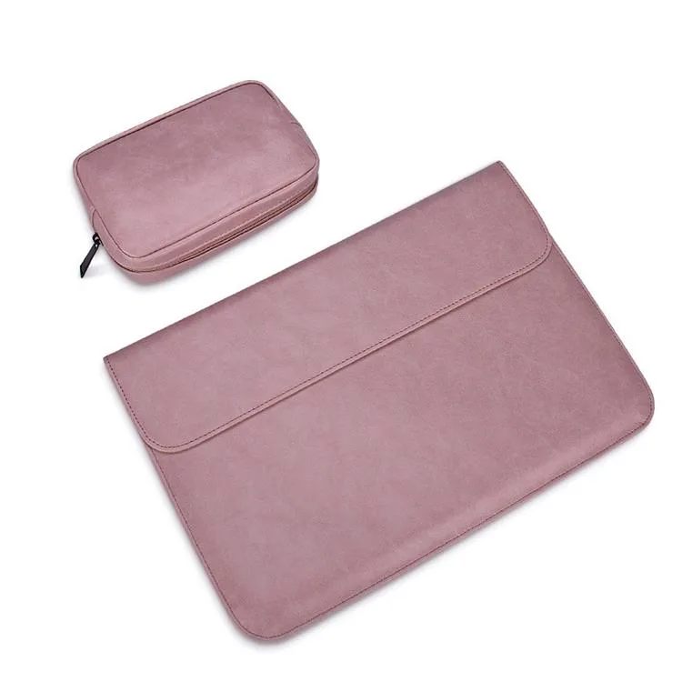 allentian allentian PU01S PU Leather Laptop Inner Bag 15.4 inch Pink — product photo