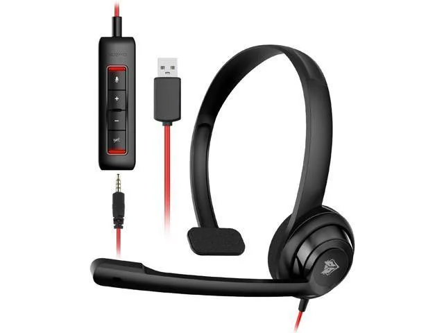 LORDWORLD LORDWORLD NUBWO HW02 USB Headset with Microphone 60g 3.5mm — product photo