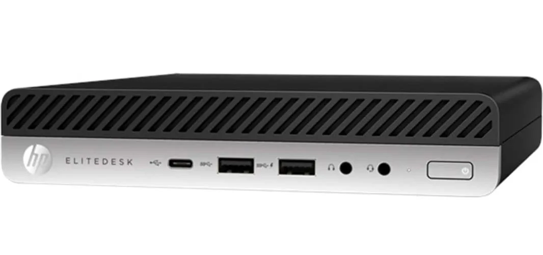 HP HP J1-705G4MA02 EliteDesk 705 G4 Mini Business Desktop Ryzen 5 PRO 2400G 8GB DDR4 256GB SSD — product photo