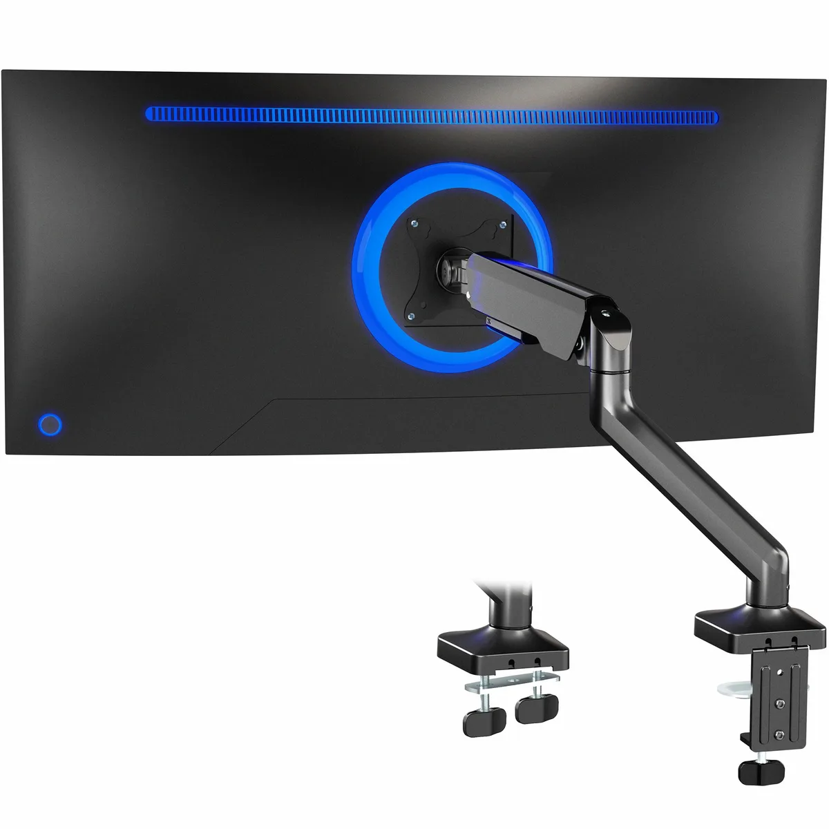 VIVO VIVO Pneumatic Arm Single Ultrawide Monitor Desk Mount up to 40 — product photo