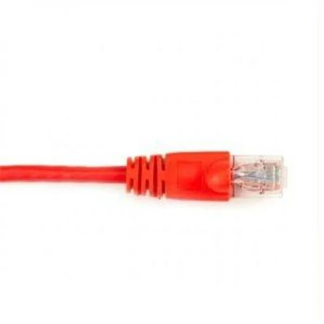 Black Box Corporation Black Box Corporation CAT6PC-001-RD network ethernet cable Cat 6 1 ft Red — product photo