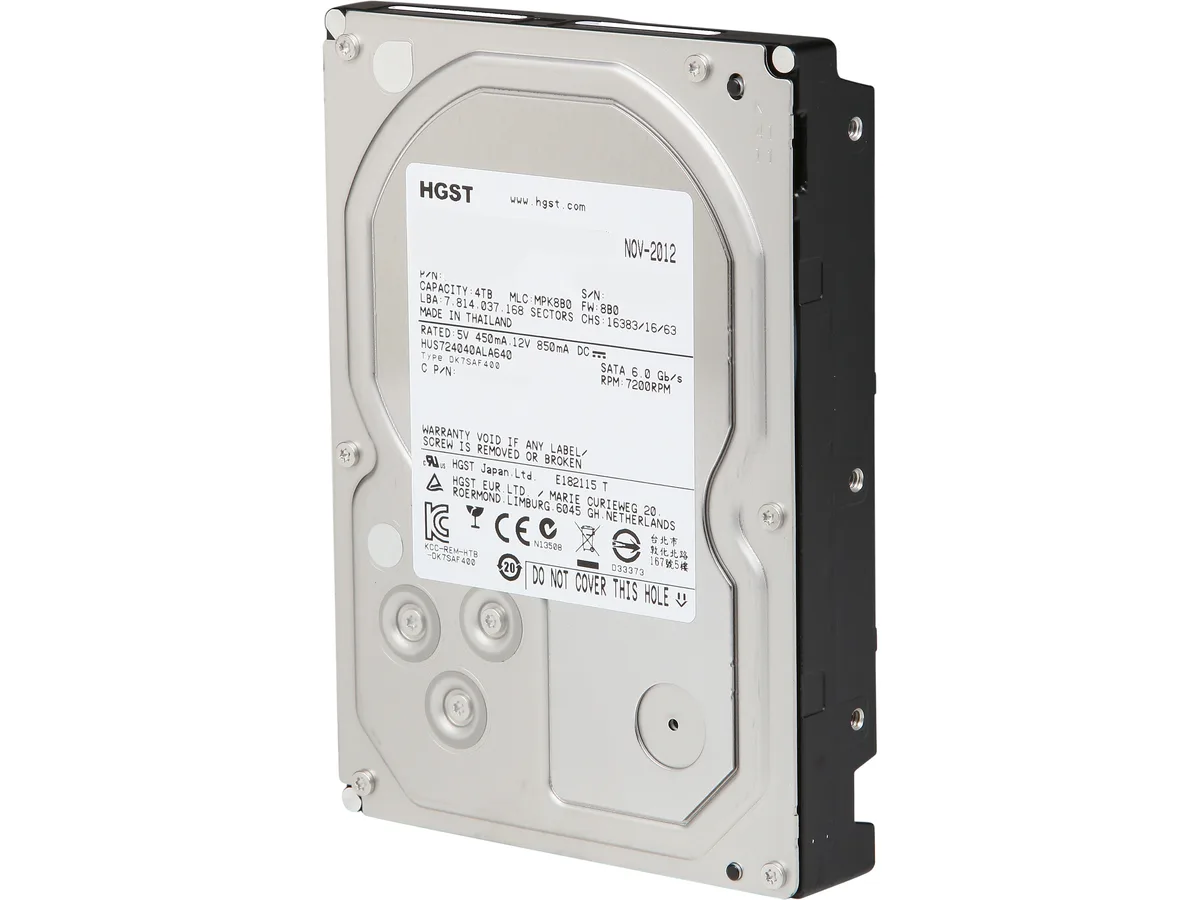HGST HGST 0F14688 4TB 7200 RPM 64MB SATA 6.0Gb/s 3.5" internal hard drive — product photo
