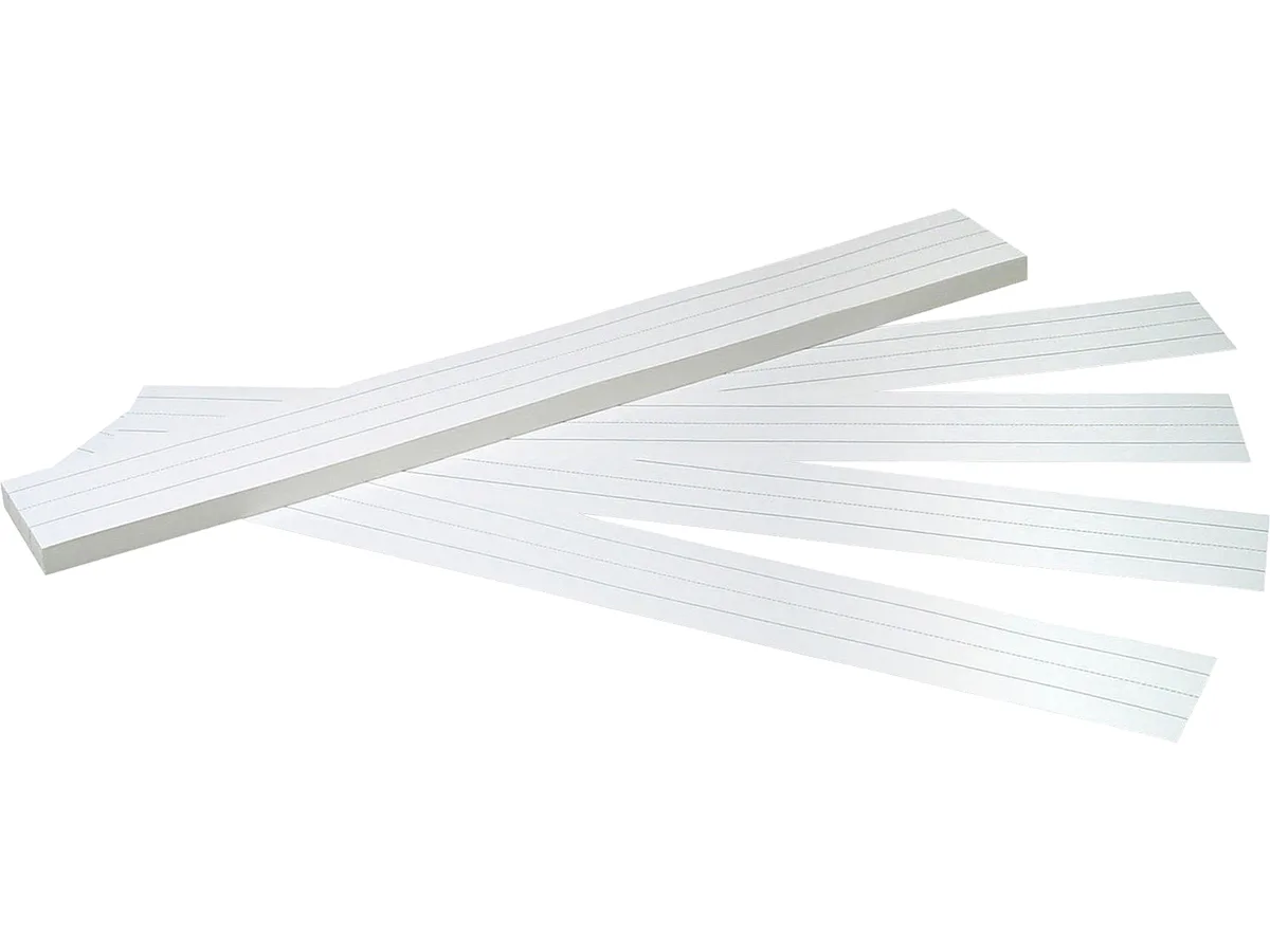 Pacon Pacon 5166 Sentence Strips White 100 Pack Educational Supply — product photo