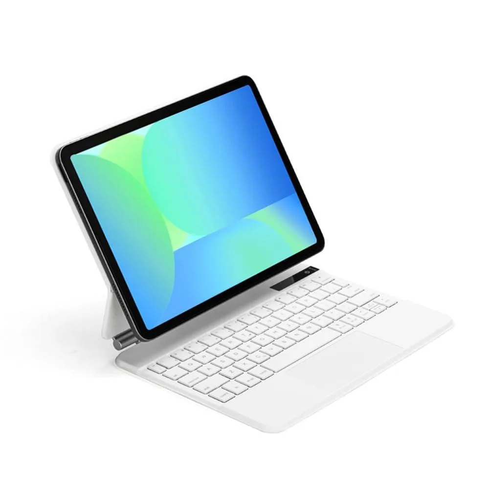 Timoom Timoom Magnetic Keyboard Case with Trackpad for Galaxy Tab S10 FE 10.9" 2025 White — product photo