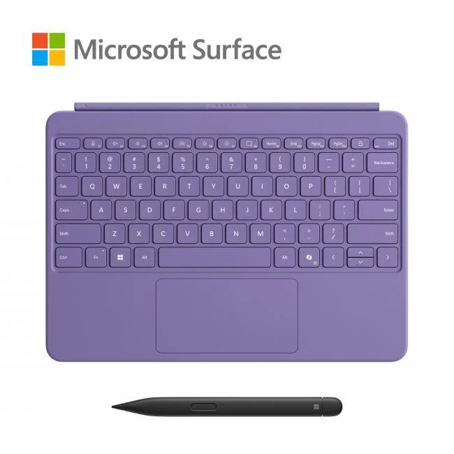Microsoft Microsoft EP2-33104 Surface Pro 12-inch Keyboard with Slim Pen Violet tablet accessory — product photo