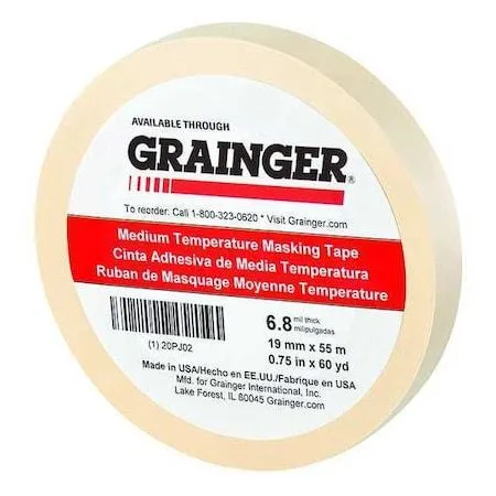 Zoro Select Zoro Select 20PJ02 Painter's Tape 3/4 in x 60 yd 6.8 mil Tan — product photo