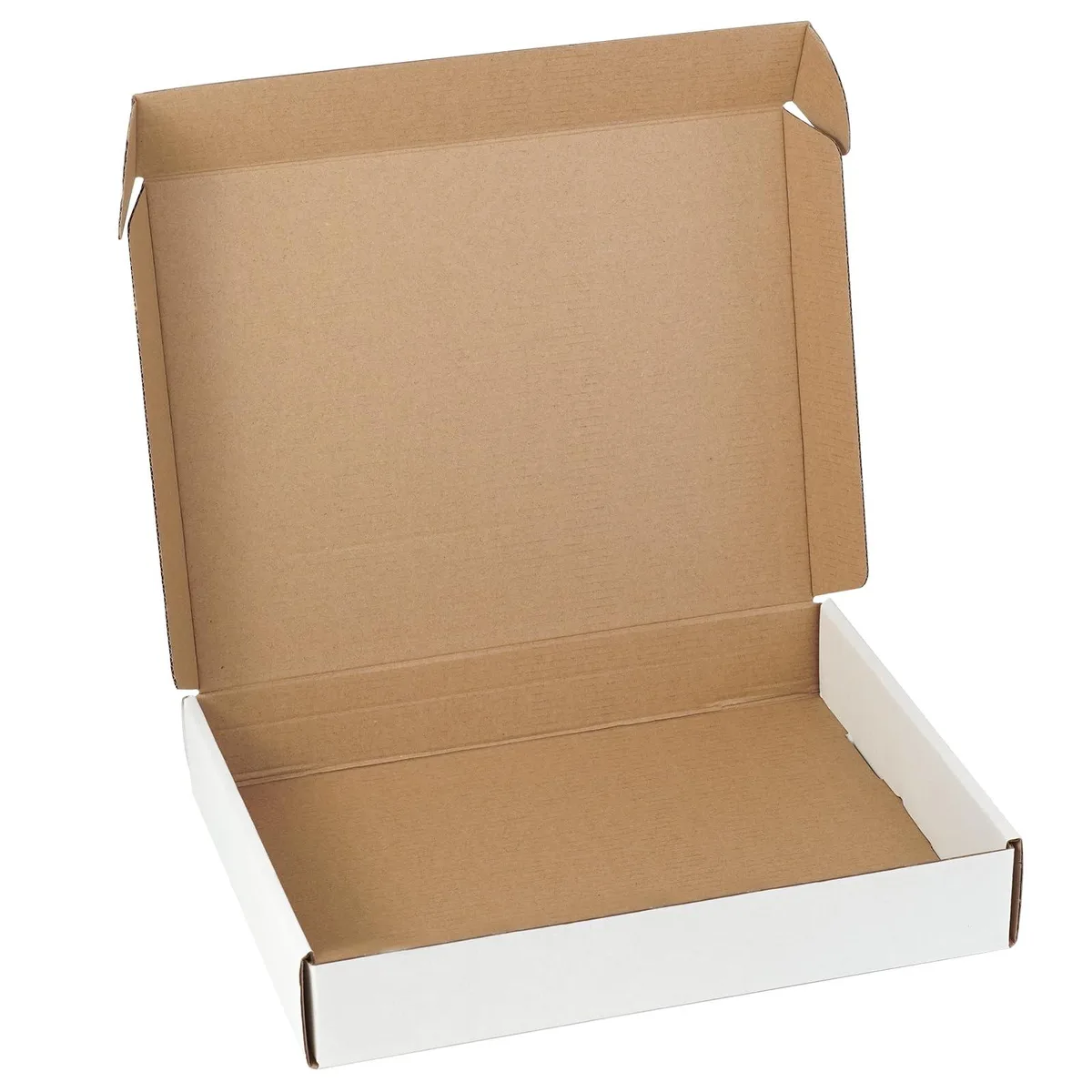  Nestle shipping boxes White 12x9x2 inch single — product photo