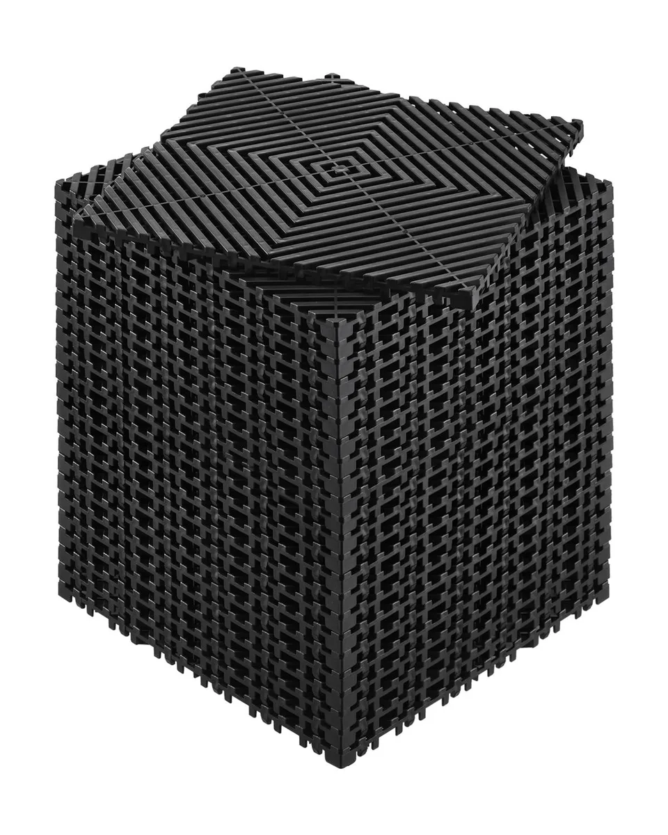 VEVOR VEVOR Interlocking Drainage Mat 24 pcs 12 x 12 in Black — product photo