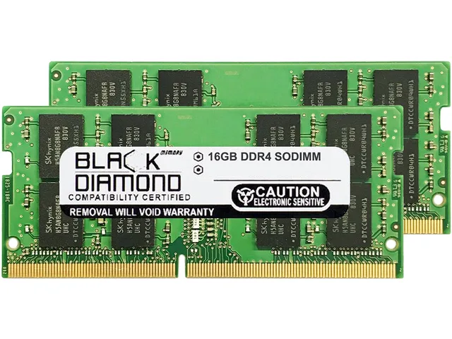 Black Diamond Memory Black Diamond Memory BD16GX22933MQN25 32GB (2 x 16GB) DDR4 2933 laptop RAM — product photo