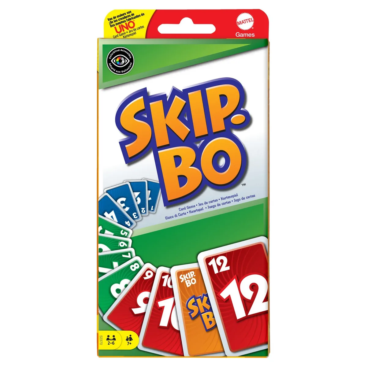  Worry Free Gadgets Skip Bo 52370 card game — product photo