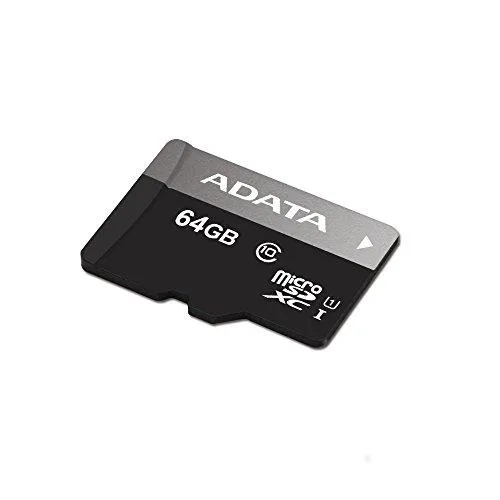 ADATA ADATA AUSDX64GUICL10-RA1 Premier 64GB microSDXC UHS-I U1 memory card — product photo