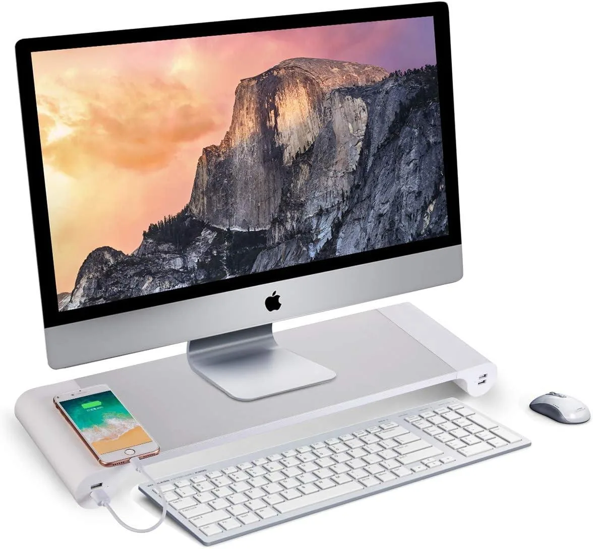 PISKEKAT PISKEKAT PG Desktop Monitor Stand with 4 USB Charging Ports Server Rack — product photo