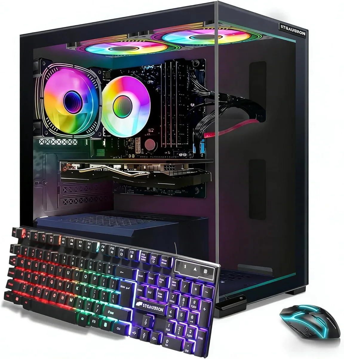 STGAubron STGAubron ABR0122 gaming PC Core i7-4770 3.9GHz 16GB 512GB Radeon RX 580 16G — product photo