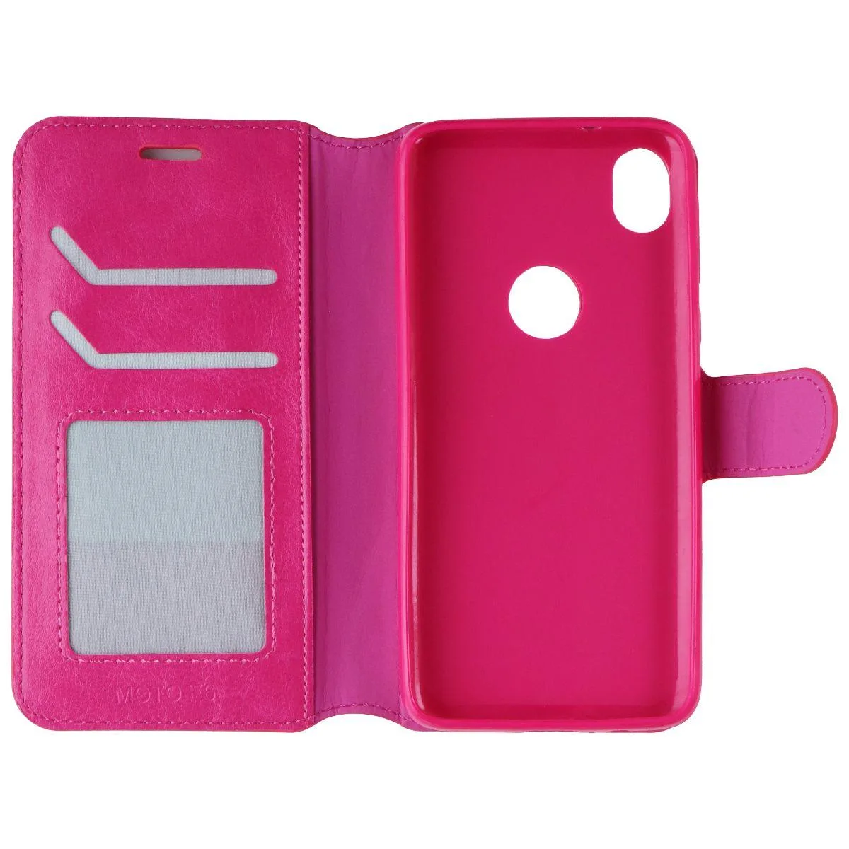 Mybat Mybat MyJacket Wallet Element Series Case Motorola Moto E6 Pink Leather — product photo