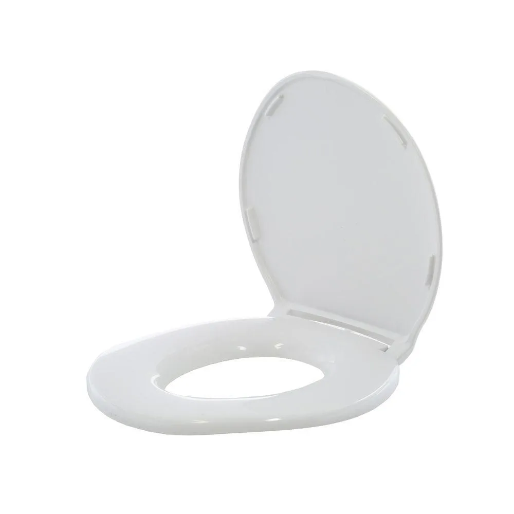 Big John Big John Standard Elongated Closed Front Toilet Seat White 19 in 800 lb — product photo