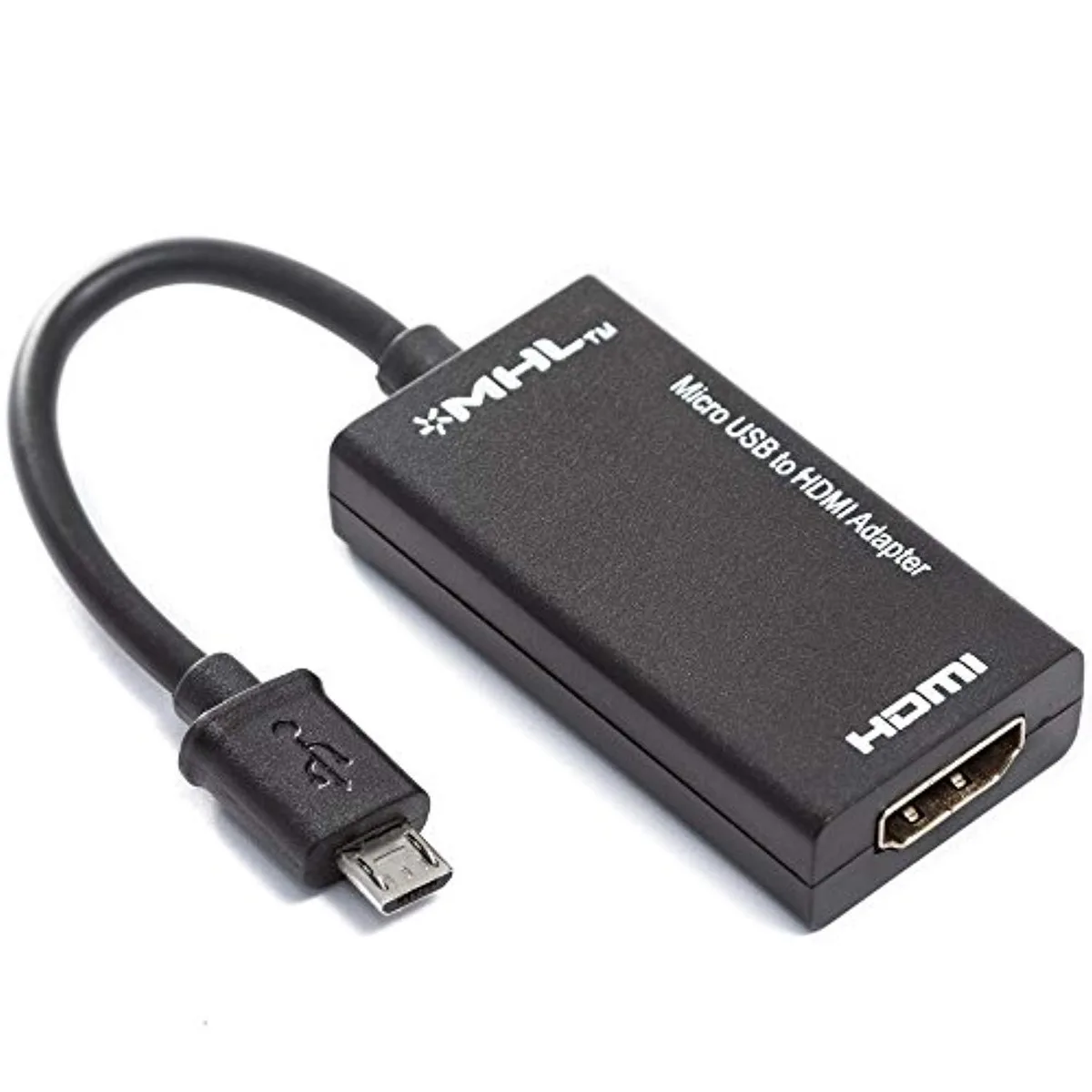Centenex Electronics Centenex Electronics CBSAMS-ADAPT-MUSB_MHL Micro USB to HDMI MHL Adapter 0.5 ft Black — product photo