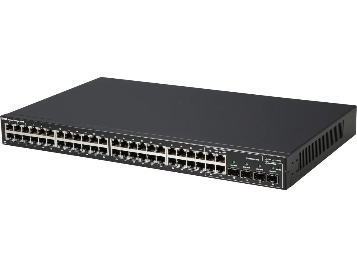 DELL DELL 469-4245 PowerConnect 2848 network switch 48 port managed — product photo