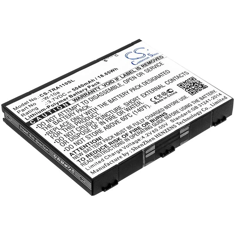 Cameron &amp; Co Cameron &amp; Co DS-CS-TRA110SL cell phone battery 3.7v 5040mAh — product photo