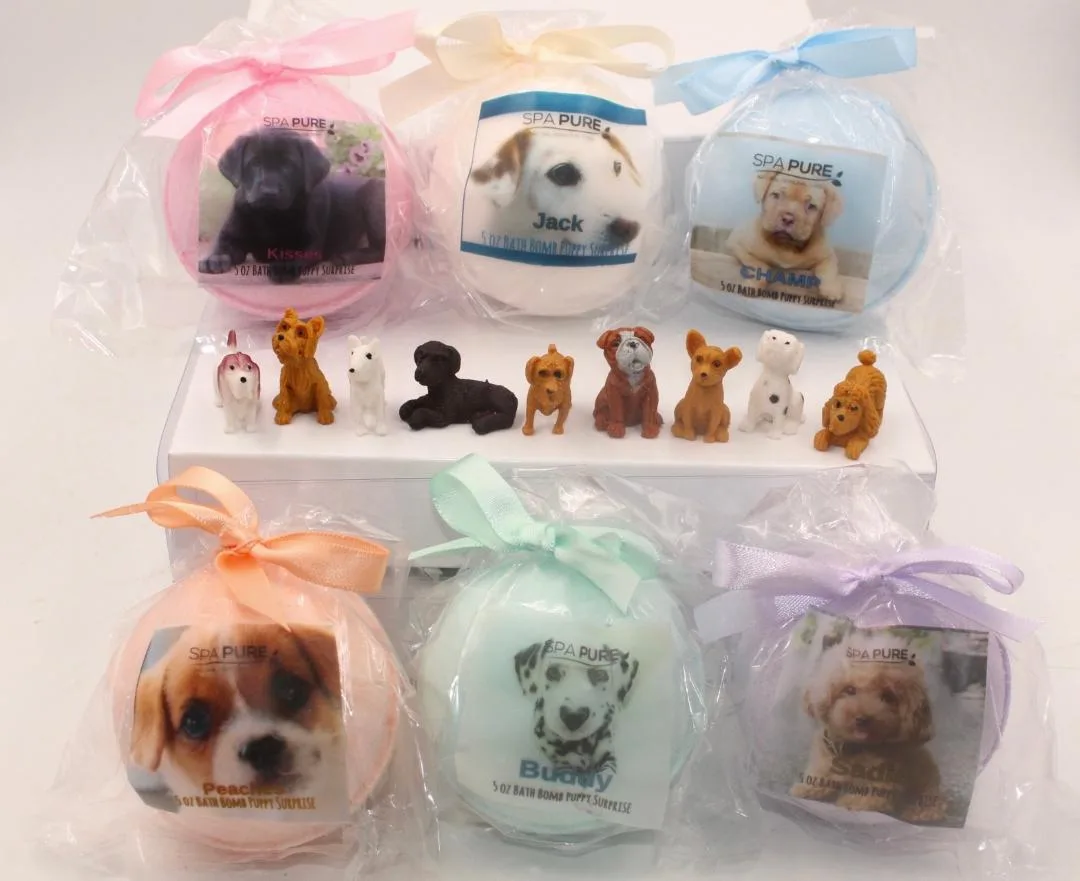 Spa Pure Spa Pure Adopt-A-Puppy Gift Set 6 Bath Bombs — product photo